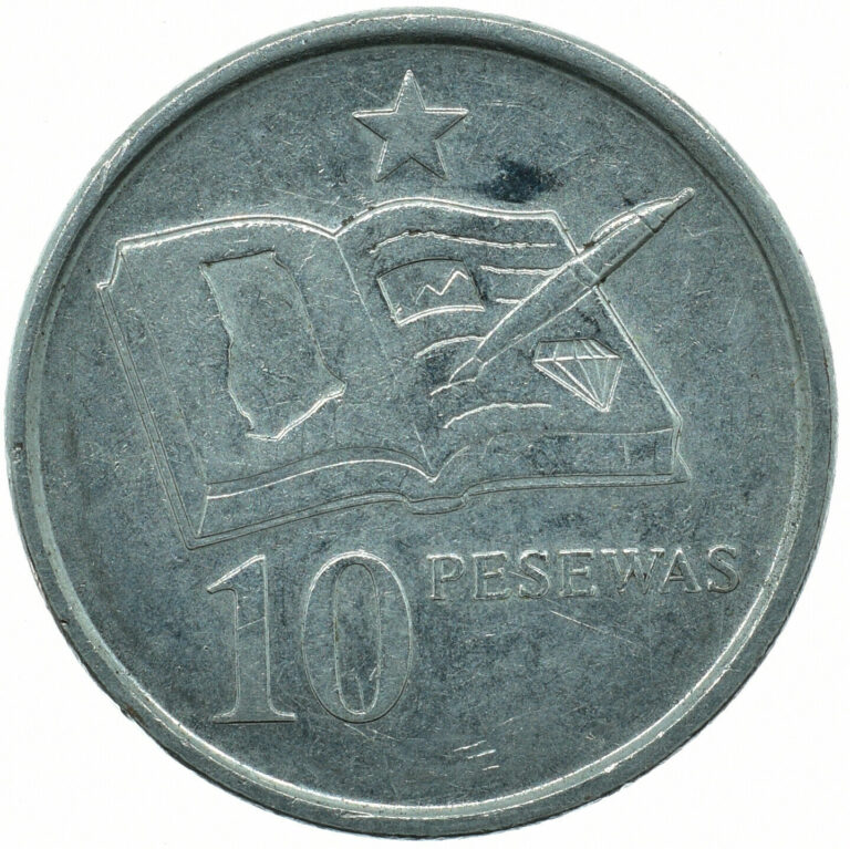 Read more about the article COIN / GHANA 2007 / 10 PESEWAS BEAUTIFUL COLLECTIBLE   #WT29421