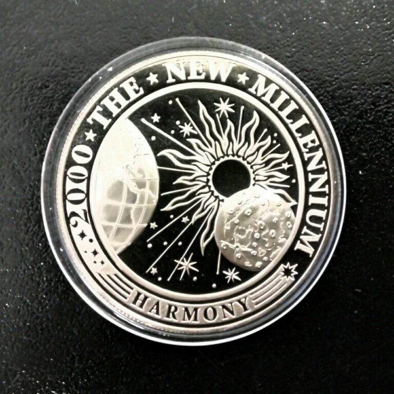 Read more about the article 2000 Kiribati Proof 5 Dollar Coin The New Millenium Be Blessed Forever Harmony