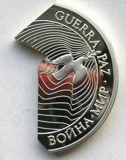 Read more about the article Kiribati 1997 Guerra Paz Dove 5 Dollars Silver Coin Proof