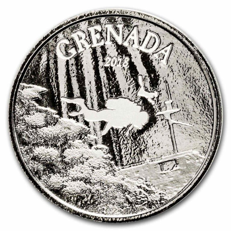 Read more about the article 2018 Grenada 1 oz Silver Diving Paradise BU – SKU#178505