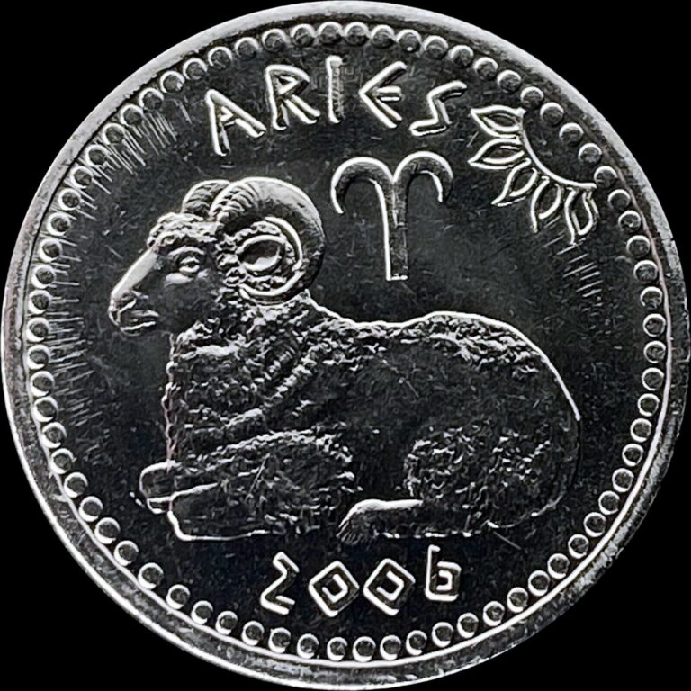 Read more about the article 2006 Somaliland 10 Shillings – Zodiac Series – Aries – CH UNC PL