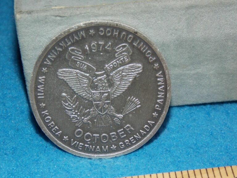 Read more about the article 1974 – CHALLENGE COIN ORIGINAL 2D RANGER BN GRENADA PANAMA # 0980