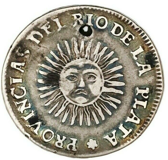 Read more about the article La Rioja  Argentina (River Plate Provinces)  2 reales  1826. Holed