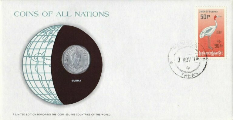 Read more about the article PNC61) Burma 1978 Coins of All Nations Limited Edition Coin and Stamp PNC/FDC