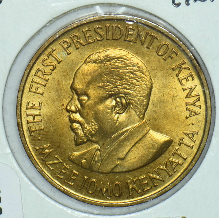 Read more about the article Kenya 1971 Mzeejomo Kenyatta 5 Cents Lions animal First President Of Kenya 19153
