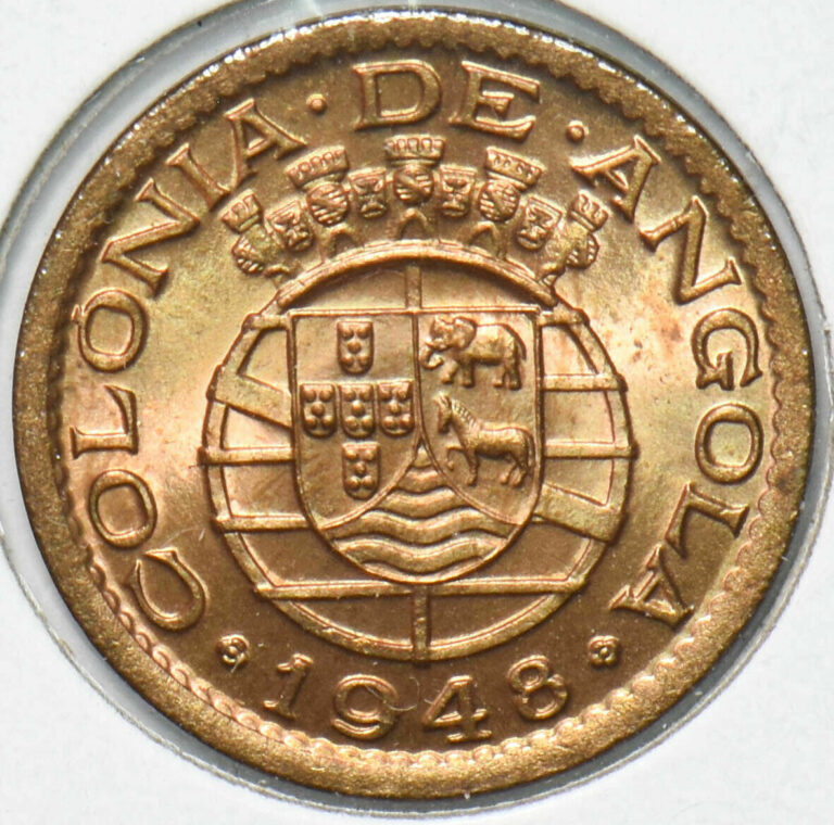 Read more about the article Angola 1948 20 Centavos Elephant animal Horse Portuguese Colony 293272 combine s
