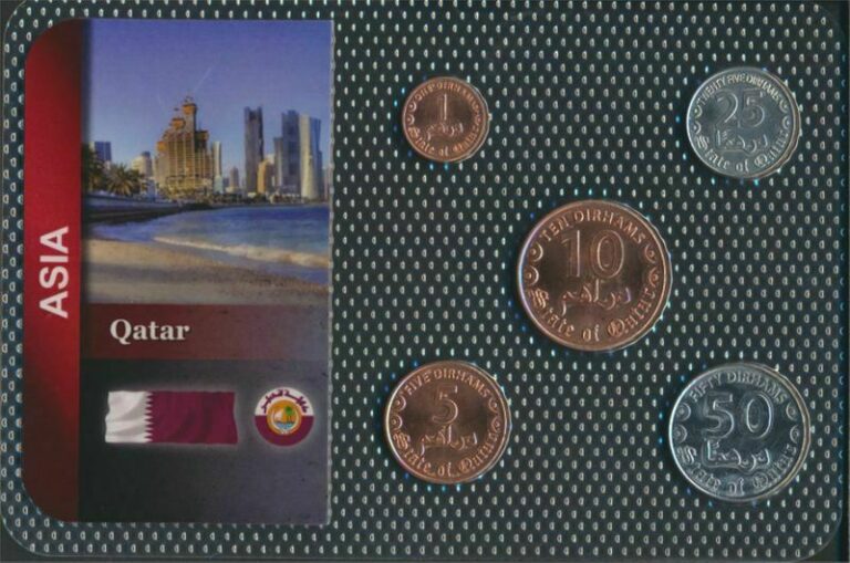 Read more about the article Qatar 2016 mint coin set 2016 1 Dirham until 50 Dirha (9664235