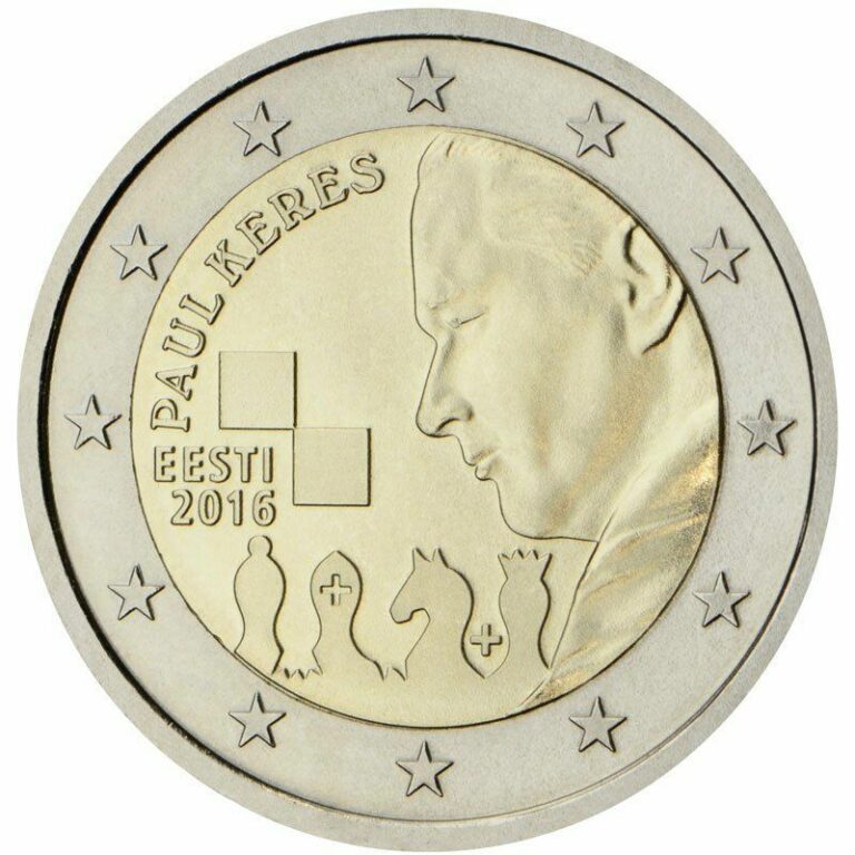 Read more about the article 2016 Estonia 2 Euro Uncirculated Coin “Paul Keres 100 Years”