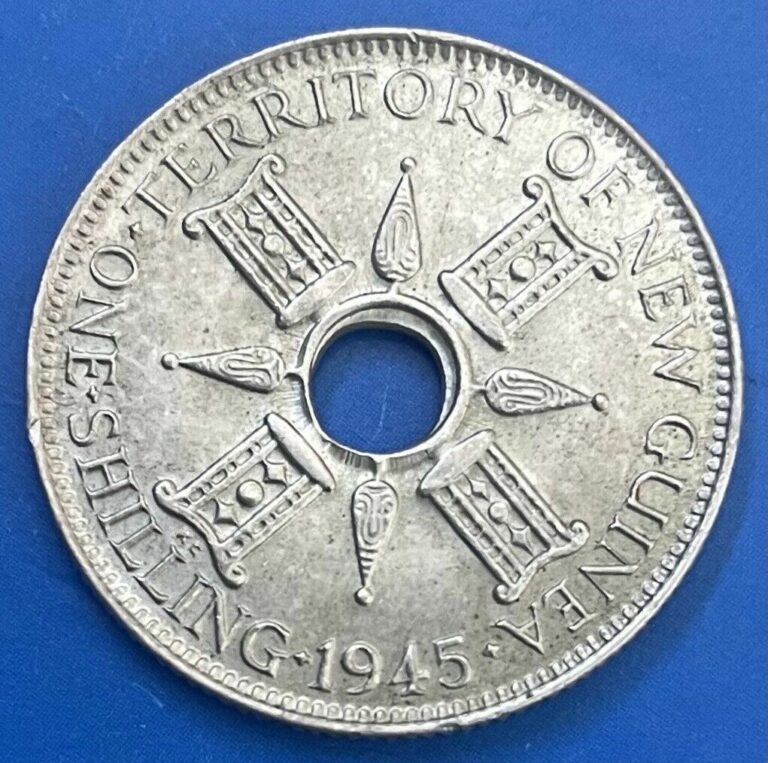 Read more about the article 1945 Papua New Guinea Shilling.. 92.5% Silver Coin