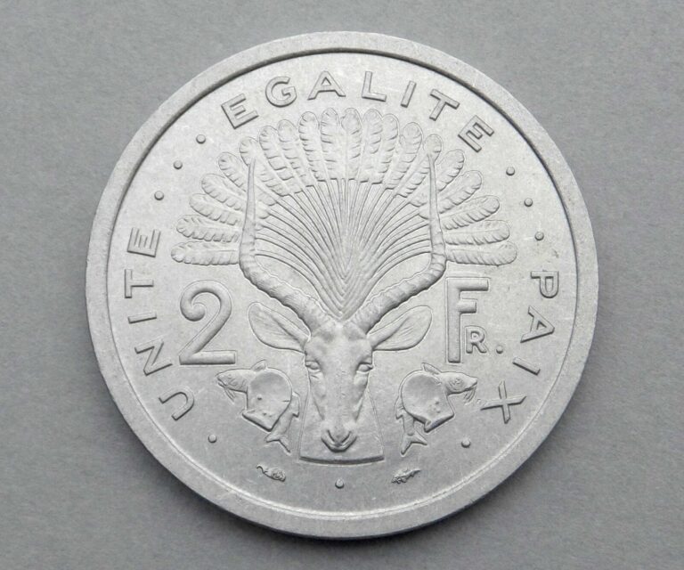 Read more about the article Djibouti. ESSAI. 1977  2 Francs. African coin.