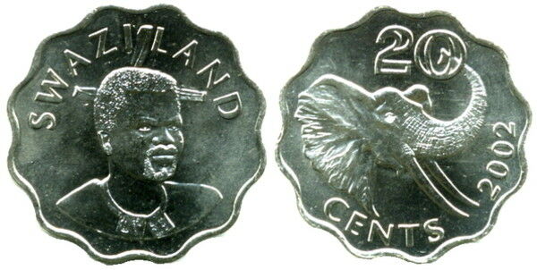 Read more about the article SWAZILAND: 4-PIECE UNCIRCULATED COIN SET:  5 TO 50 CENTS