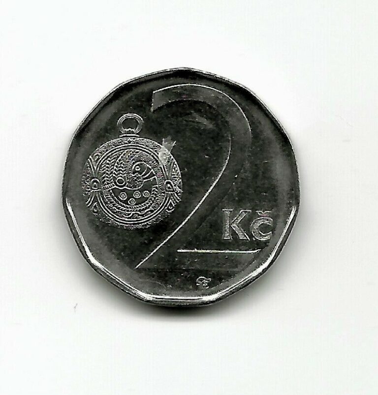 Read more about the article World Coins – Czech Republic 2 Koruny 2002 Coin KM# 9