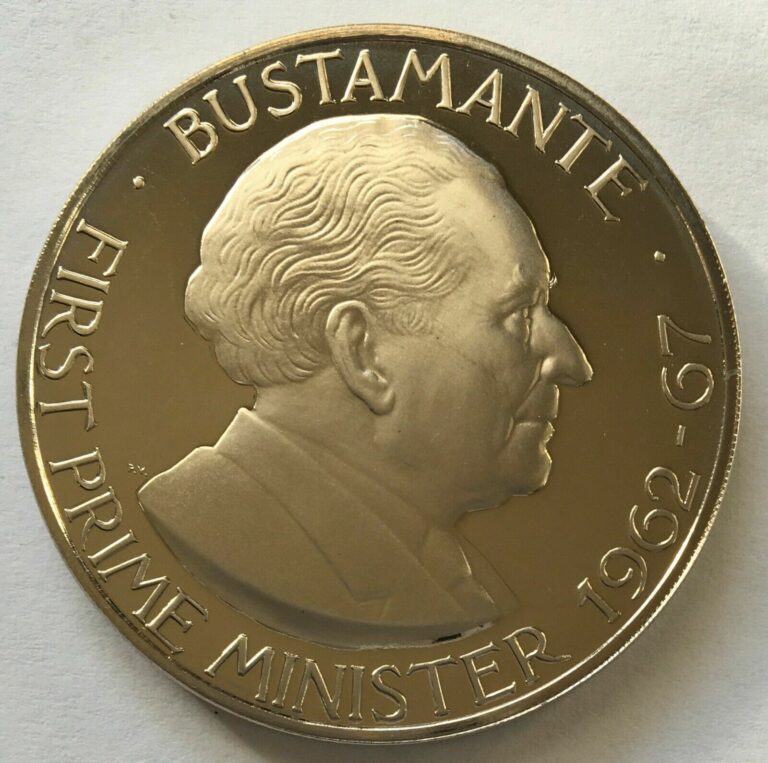 Read more about the article Jamaica 1 Dollar 1974 – Alexander Bustamante First Prime Minister – Cameo Proof