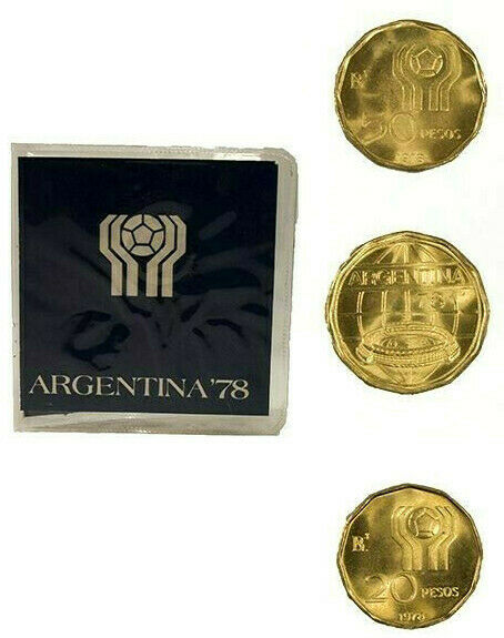 Read more about the article Worldcup Soccer Argentina 1978 Coin Set 20-50-100 Pesos – History and Album Inc.