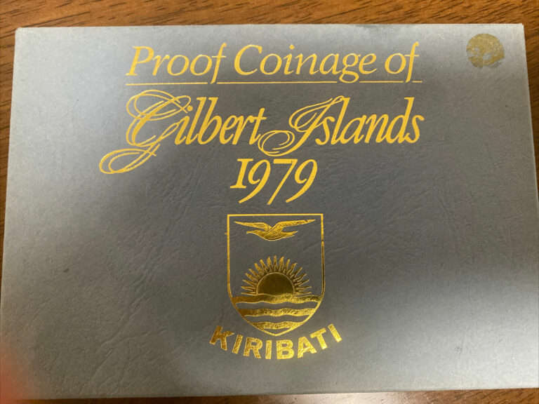 Read more about the article KIRIBATI GILBERT ISLANDS 7 Coins 1979 Proof Set KM PS1