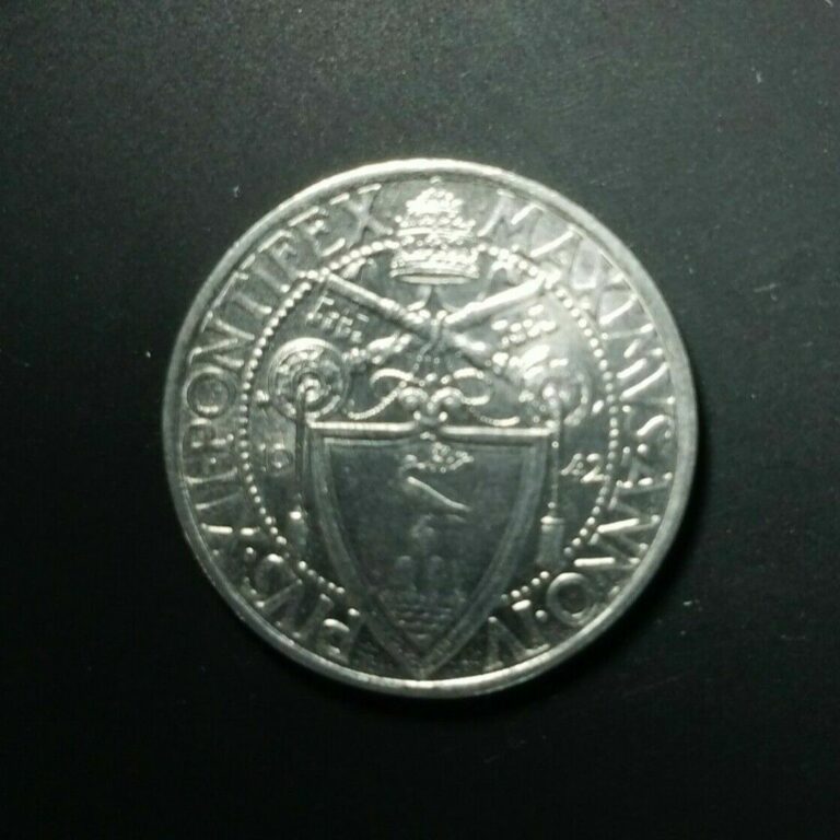 Read more about the article 1942 Vatican City 1 Lira KM #35 World Coin