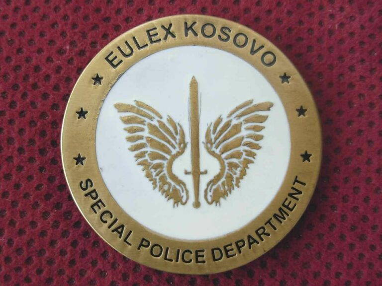 Read more about the article KOSOVO – EULEX KOSOVO – SPECIAL POLICE DEPARTMENT COIN – RRR