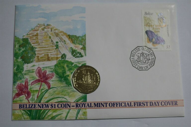 Read more about the article BELIZE 1 DOLLAR 1990 COIN COVER B39 #349