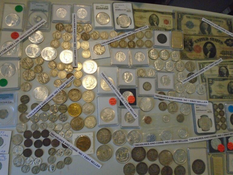 Read more about the article Estate Sale Coins ~ Auction Lot Silver Bullion ~ Currency Collection