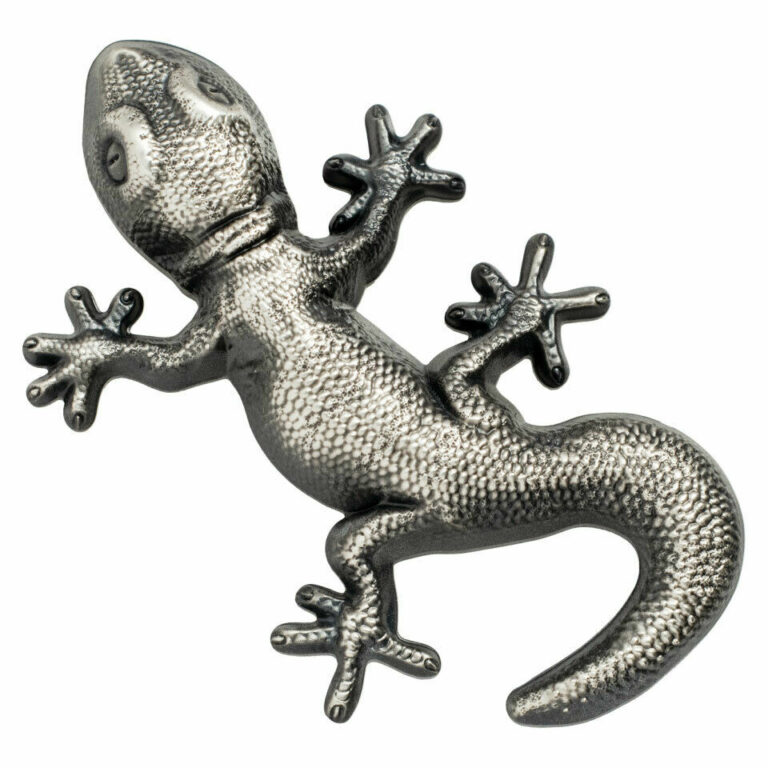 Read more about the article 2018 Palau GECKO Natural Perspectives Shaped 1 Oz Silver Coin 5$
