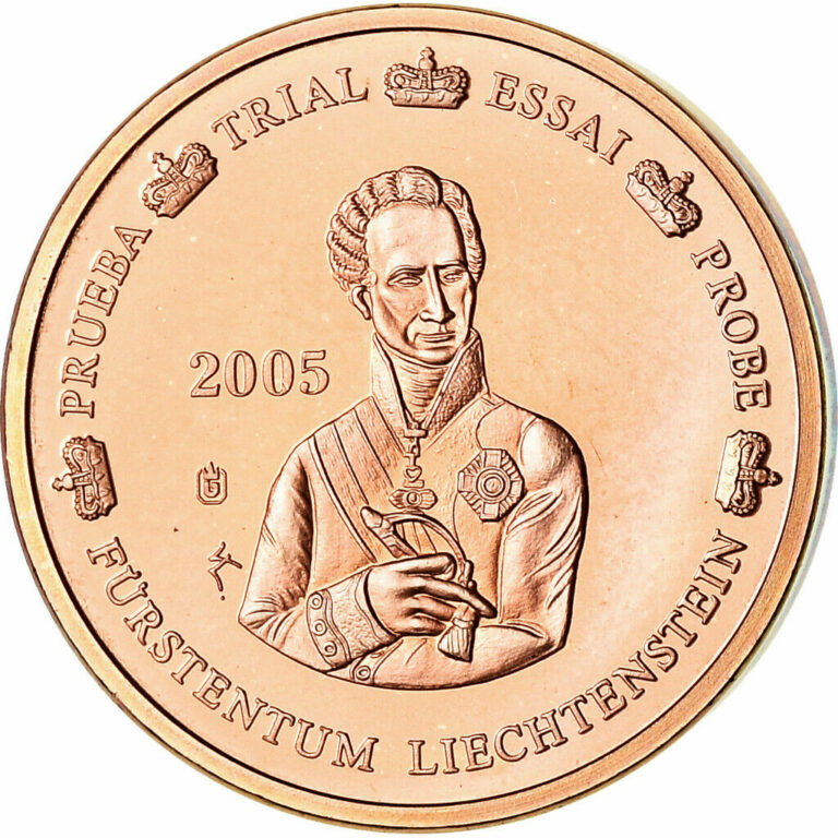 Read more about the article [#782508] Liechtenstein  Euro Cent  2005  unofficial private coin  MS(63)