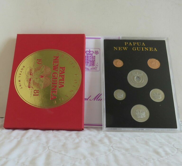 Read more about the article PAPAU NEW GUINEA 1981 6 COIN PROOF SET – sealed pack/cover