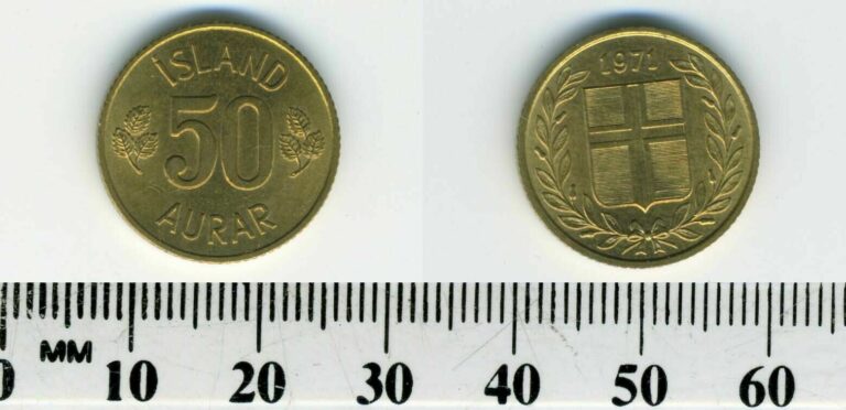 Read more about the article Iceland 1971 – 50 Aurar Nickel-Brass Coin