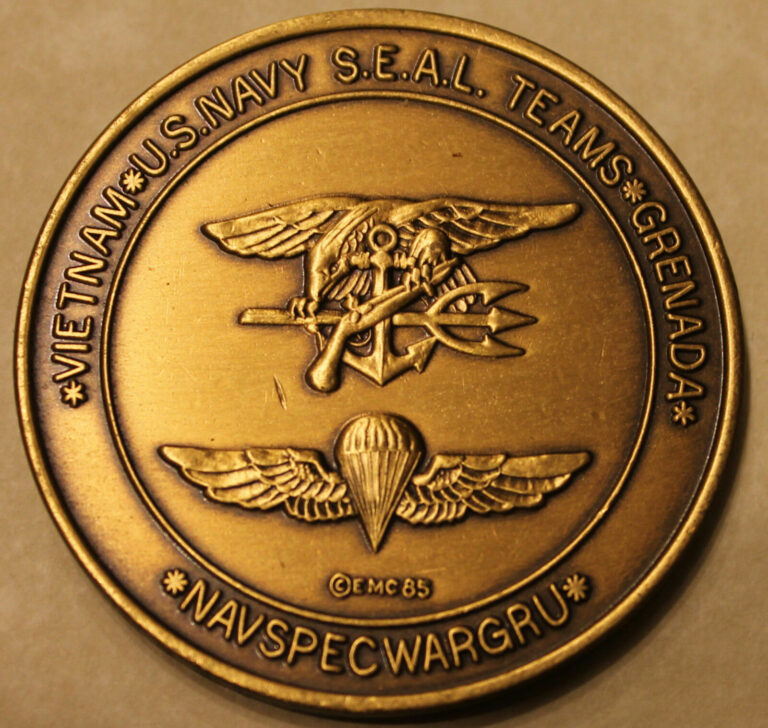 Read more about the article NAVSPECWARGRU SEAL Teams Grenada 1985 Navy Challenge Coin / SEAL UDTs BUDs SERE