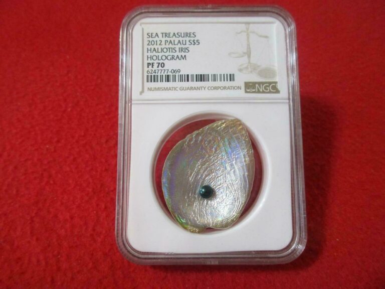 Read more about the article 2012 Palau Silver $5 Sea Treasures NGC PF 70 Haliotis Iris Hologram With OGP