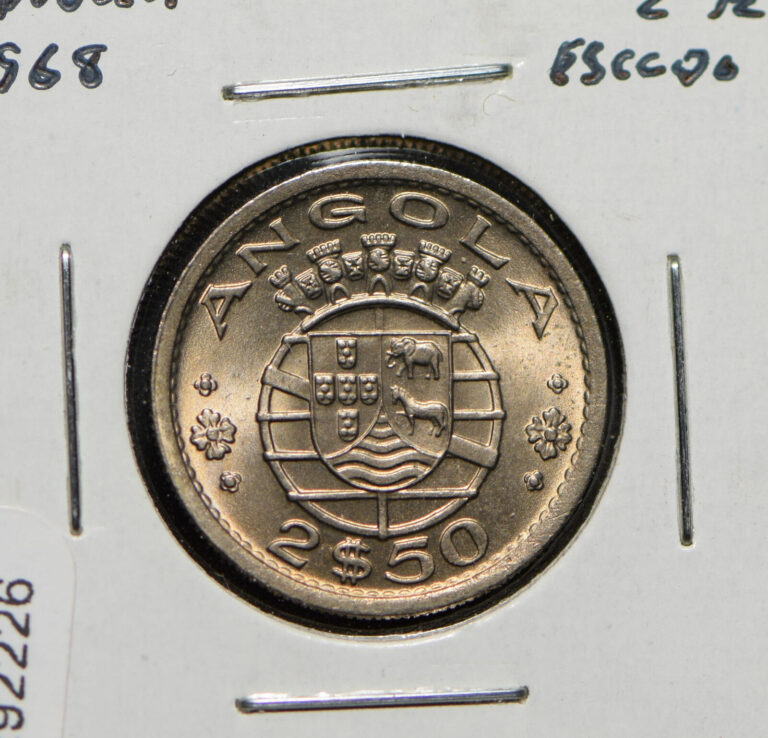 Read more about the article Angola 1968 2 1/2 Escudos Elephant animal Horse  292226 combine shipping