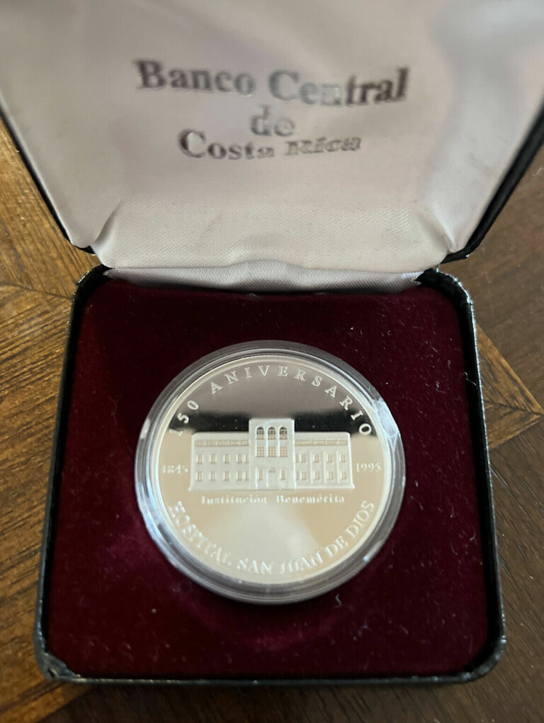 Read more about the article 1994 Costa -Rica 3000 Colones silver coin Hospital San Juan