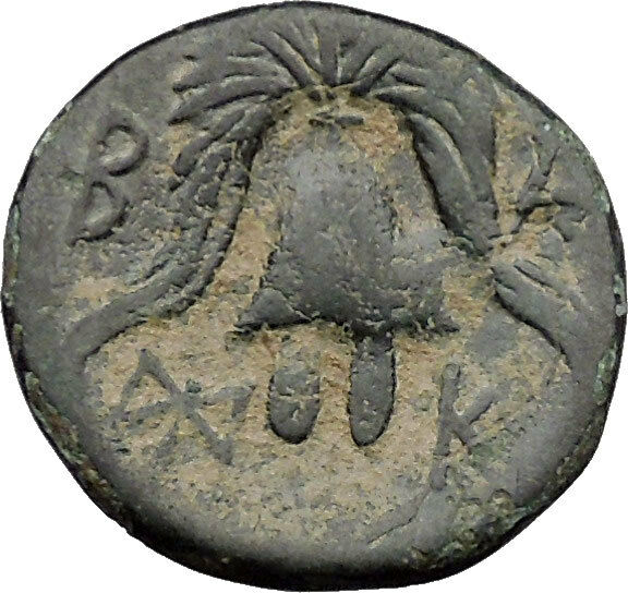 Read more about the article Macedonia during the Interregnum 320BC Ancient Greek Coin Medusa Helmet i31800