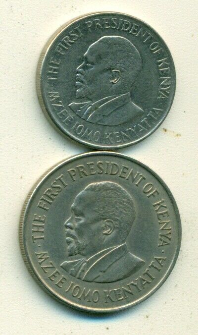 Read more about the article 2 DIFFERENT 1 SHILLING COINS from KENYA – 2 TYPES (1971 and 2005)