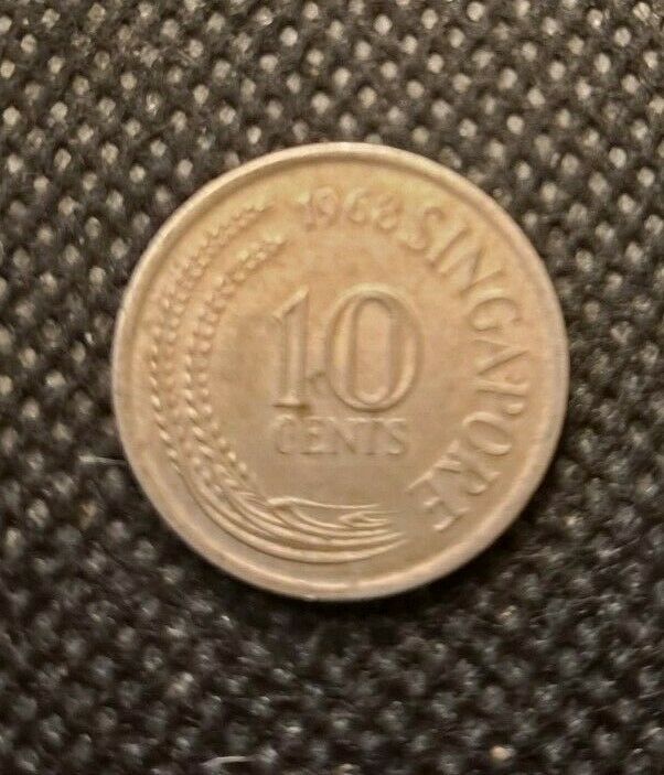 Read more about the article 1968 SINGAPORE 10 CENTS COIN!   e2650UXX