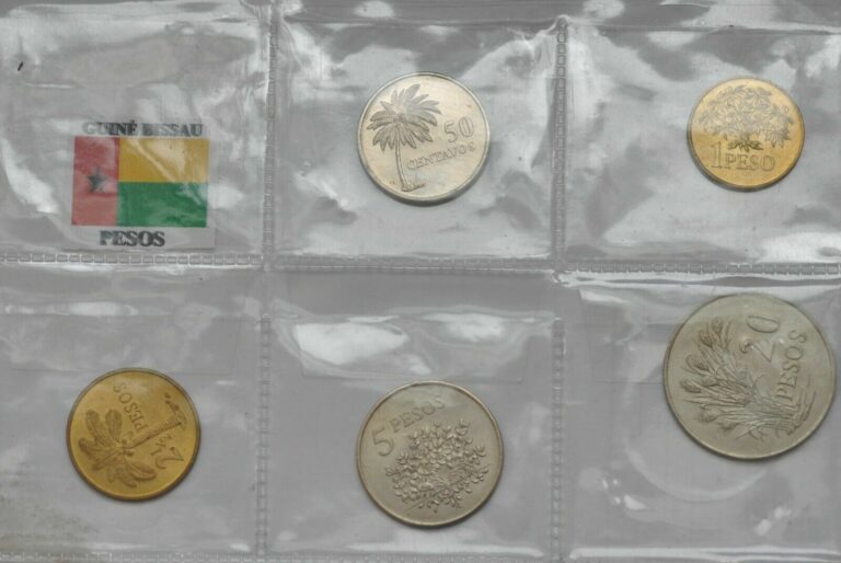 Read more about the article GUINEA-BISSAU SET 5 COINS 1977 BU