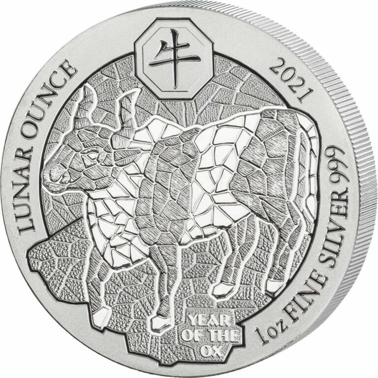 Read more about the article 2021 Rwanda Lunar Year Of The Ox 1 oz .999 Silver Round Mint Sealed BU Coin