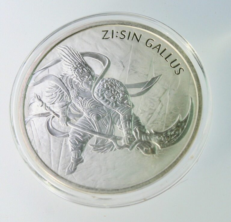 Read more about the article 2017 South Korea Zi:Sin  Gallus 1 oz .999 Silver Komsco Very Limited BU Coin