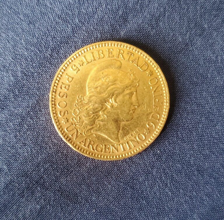 Read more about the article 1885 Argentina Gold – 5 Pesos / 1 Argentino (0.900 Fineness)