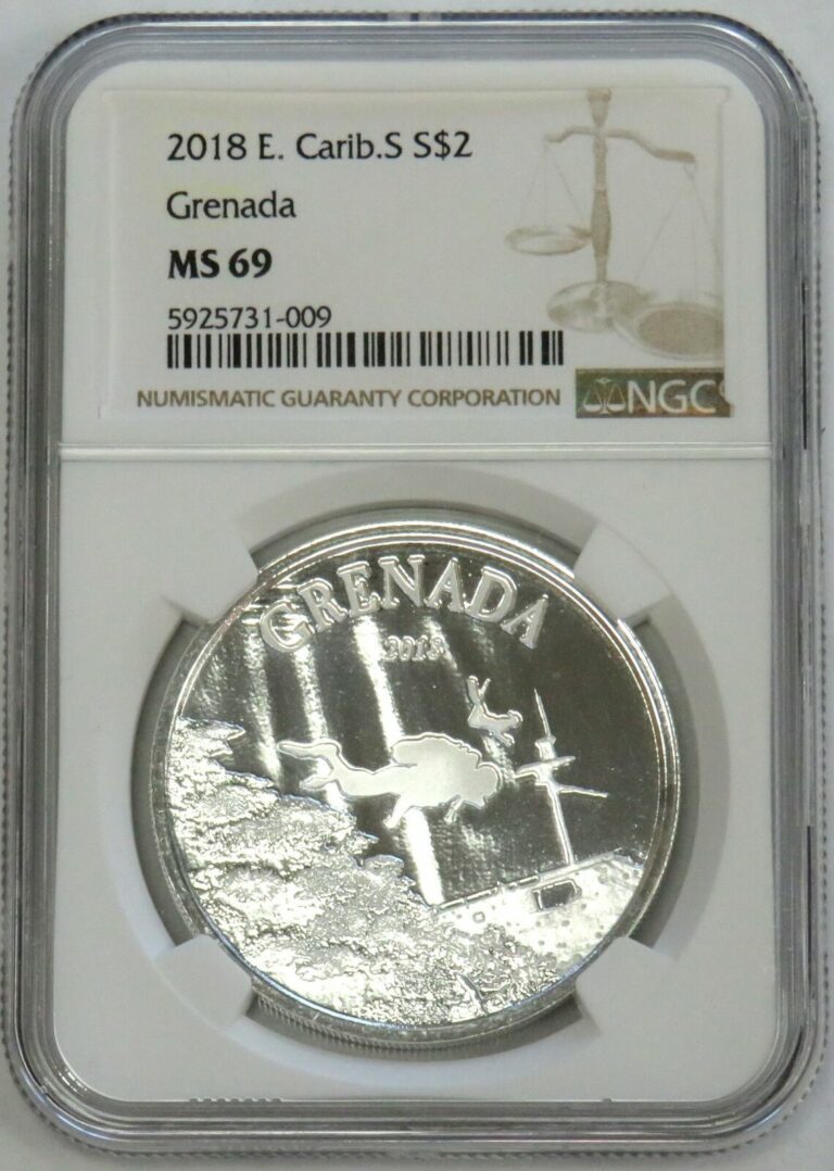 Read more about the article 2018 SILVER DIVING PARADISE GRENADA $2 EAST CARIBBEAN COIN NGC MINT STATE 69