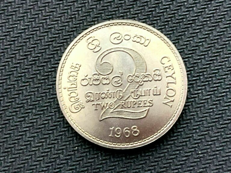 Read more about the article 1968 Ceylon 2 Rupees Coin GEM BU   FAO Issue  MINTAGE 500K   Sri Lanka    #C933