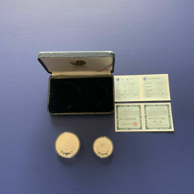 Read more about the article 1988 South Korea Seoul Olympic Games Silver Proof Coins