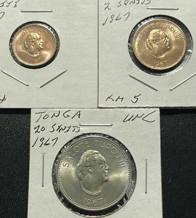 Read more about the article Tonga Lot of 3 Minor Coins
