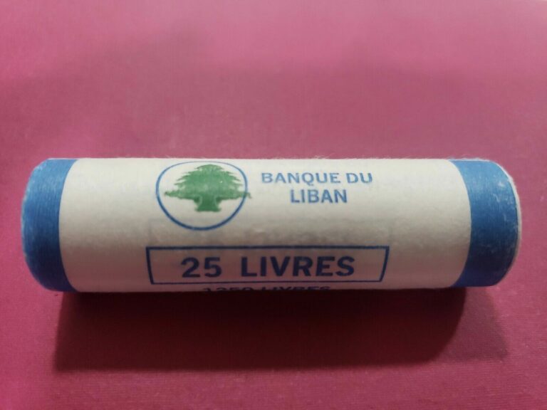 Read more about the article LEBANON  2002  25 LIVRES   KM40   UNCIRCULATED COIN  COMPLETE ROLL