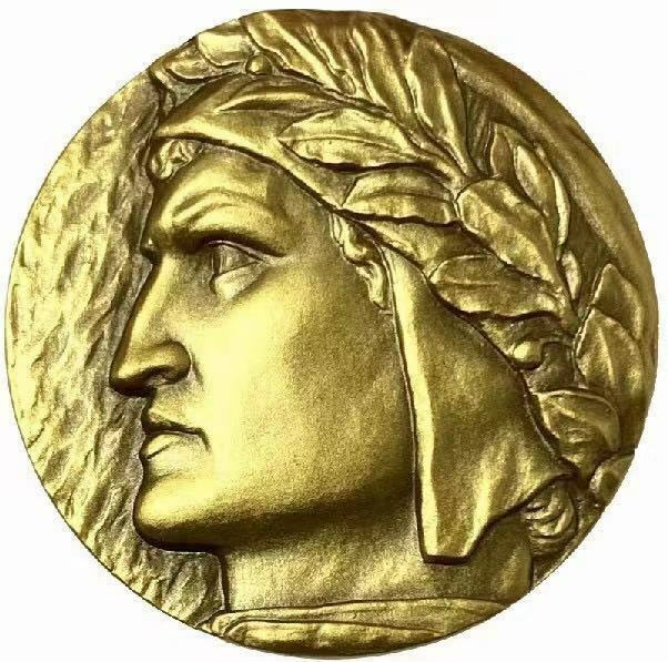 Read more about the article Dante Alighieri  – 2021 $2 Pure Silver High Relief Gold Plated Coin – Palau