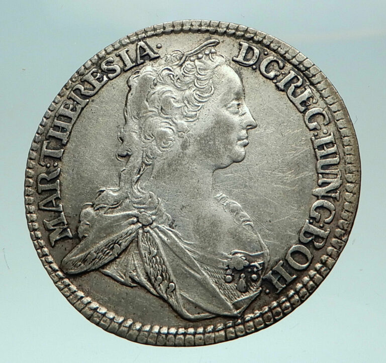 Read more about the article 1743 BOHEMIA Pre Czech Republic Kingdom Antique Silver 15 Kreuzer Coin i82657