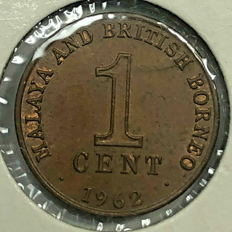 Read more about the article 1962 Malaya and British Borneo One Cent Foreign Coin #1047