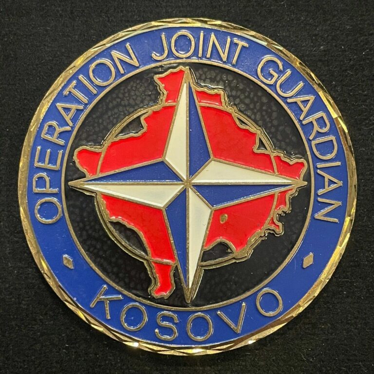 Read more about the article Operation Joint Guardian Kosovo KFOR NATO Rare Challenge Coin