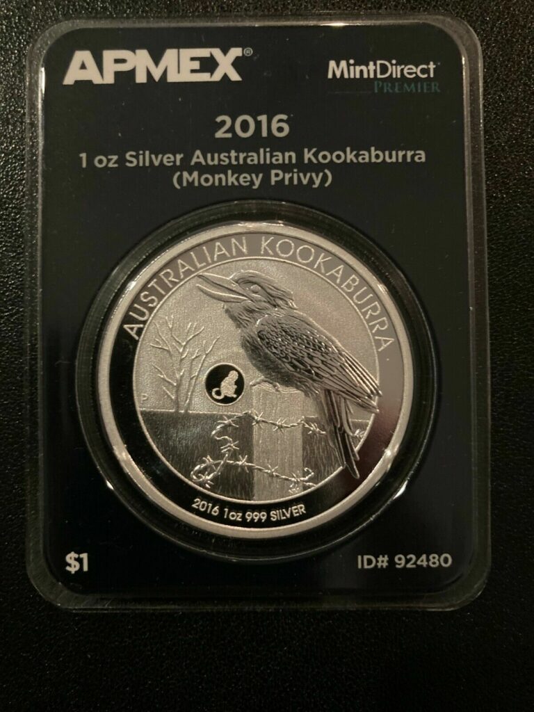 Read more about the article 2016 $1 Australia Kookaburra 1 oz .999 Silver BU (MintDirect®) Free Shipping