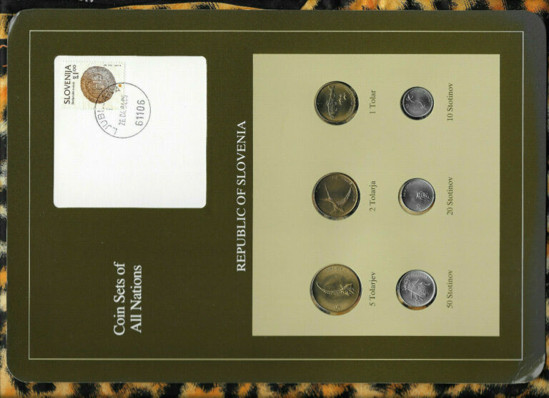 Read more about the article Coin Sets of All Nations Slovenia 1992 -1993 UNC 1 Tolar and 10 20 Stotinov 1992