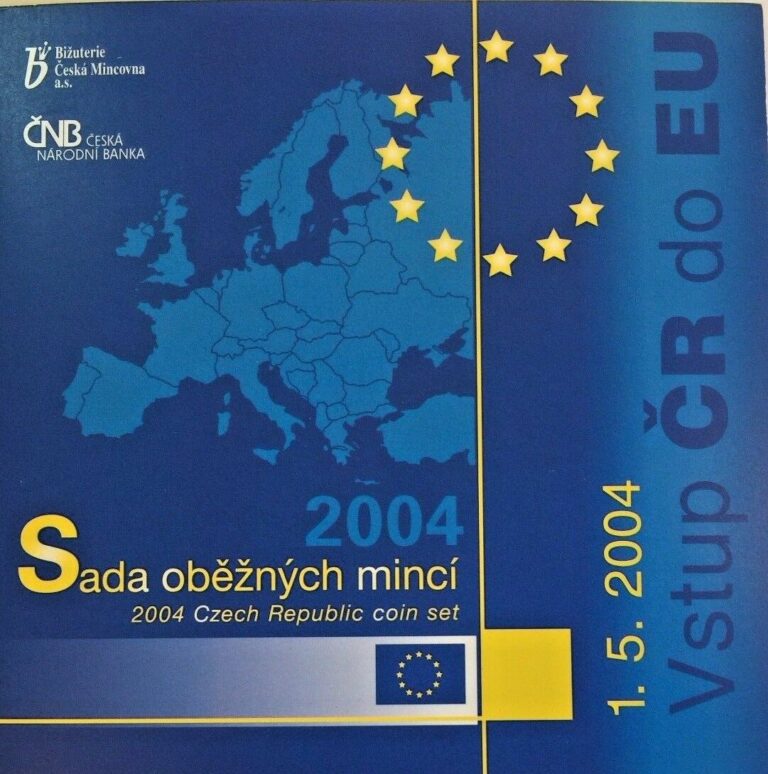 Read more about the article 2004 Czech Republic Complete Official Set 8 Coins in perfect condition